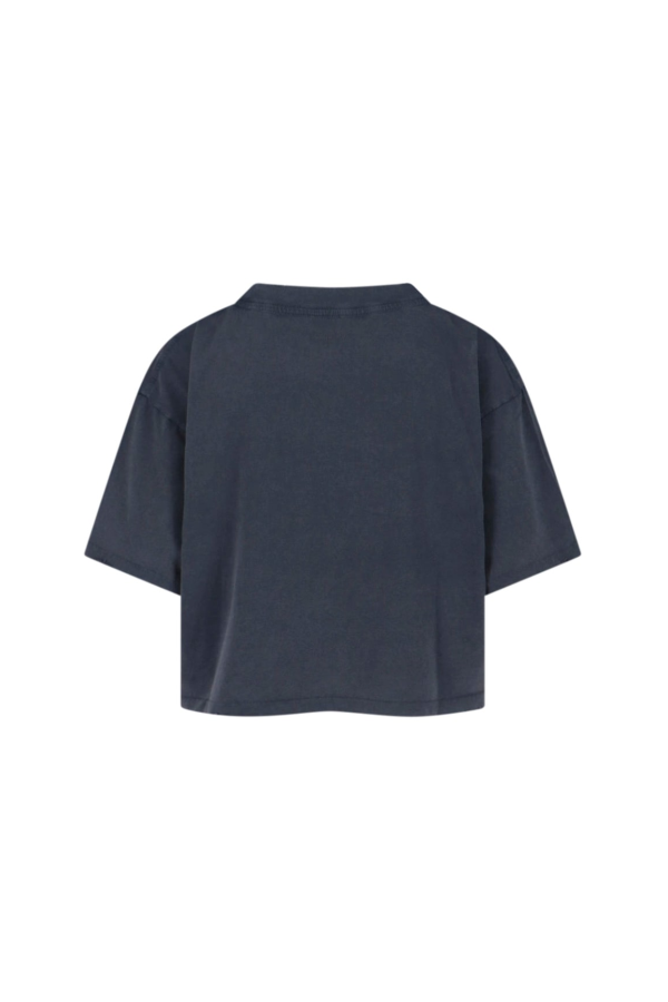 Anine Bing Johnny Logo T-Shirt - Gray