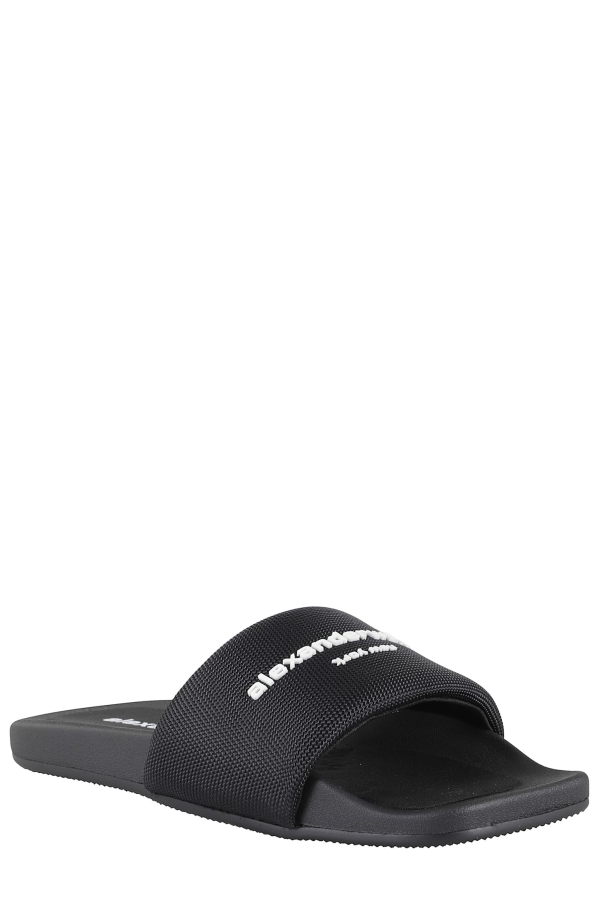 ALEXANDER WANG Aw Pool Slide Sandals - Black