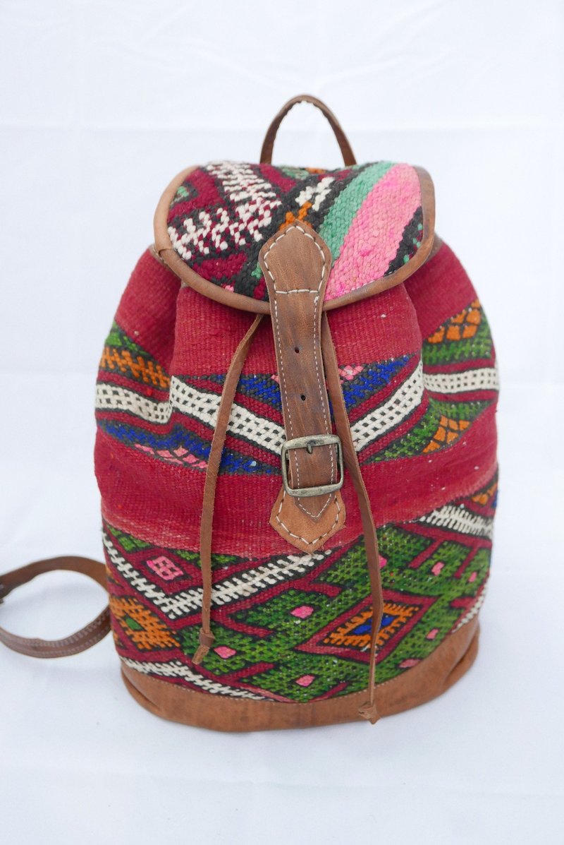 Le Souk Le Souk Berber Rug Moroccan Backpack 001 | Garmentory display picture 1