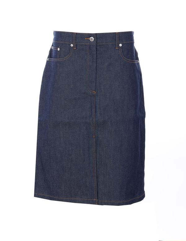 A.P.C. Denim Midi Skirt - Blue
