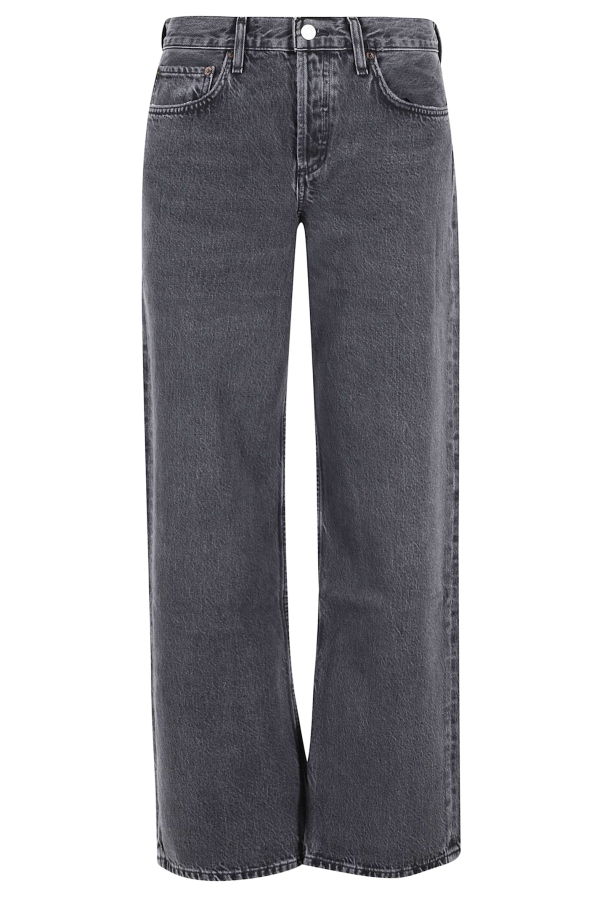 AGOLDE Low Rise Loose in Symbolic Jeans - Black