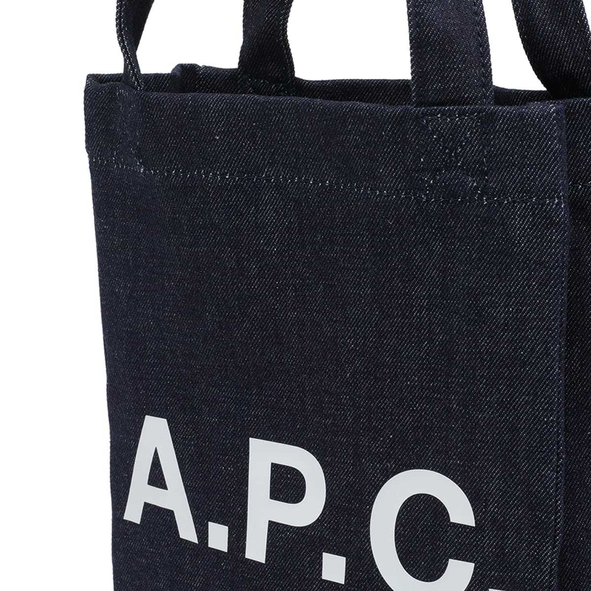 A.P.C. Small Ninon Tote Bag - Blue - Image 4 of 4