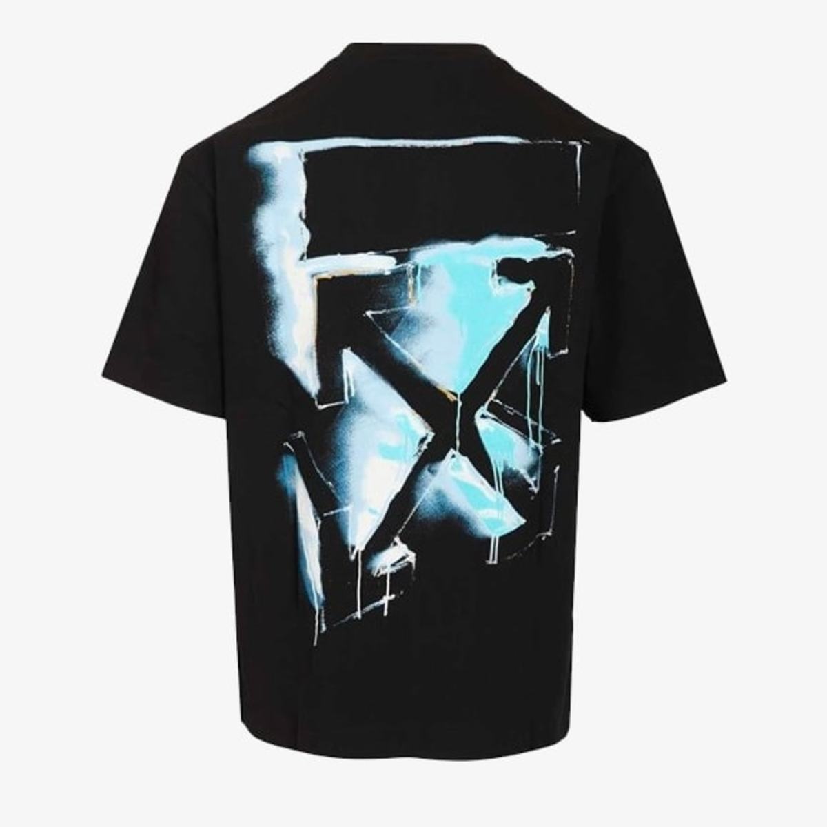 Off-White Cotton T-Shirt - Black - Image 2 of 2