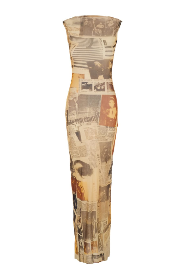 Jean Paul Gaultier Sleeveless Long Dress - Multicolor