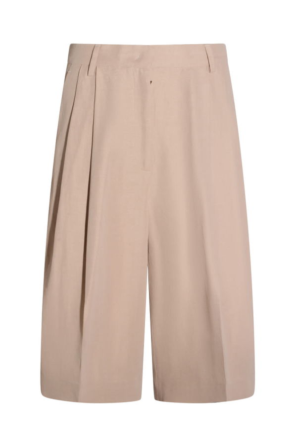Fabiana Filippi Viscose Shorts - Beige