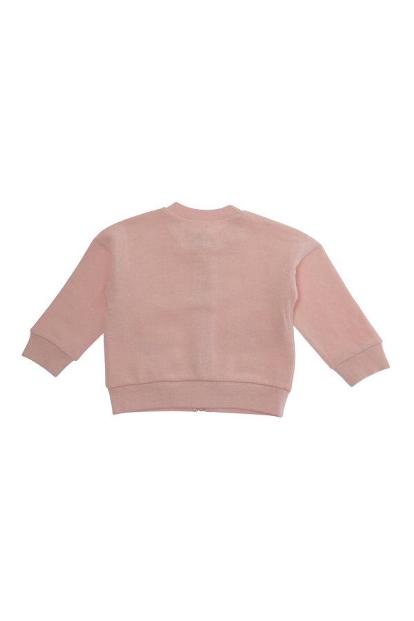 KIDS Marni Embroidered Logo Crew Neck Sweatshirt - Pink
