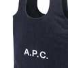 A.P.C. Small Ninon Tote Bag - Blue - Thumbnail 4