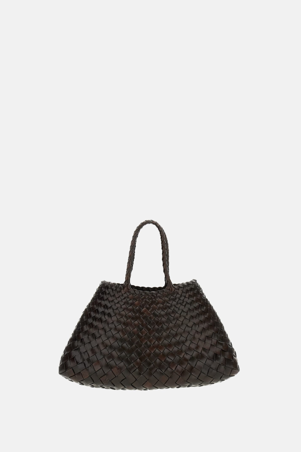 Dragon Diffusion Santa Croce Small Tote - Dark Brown