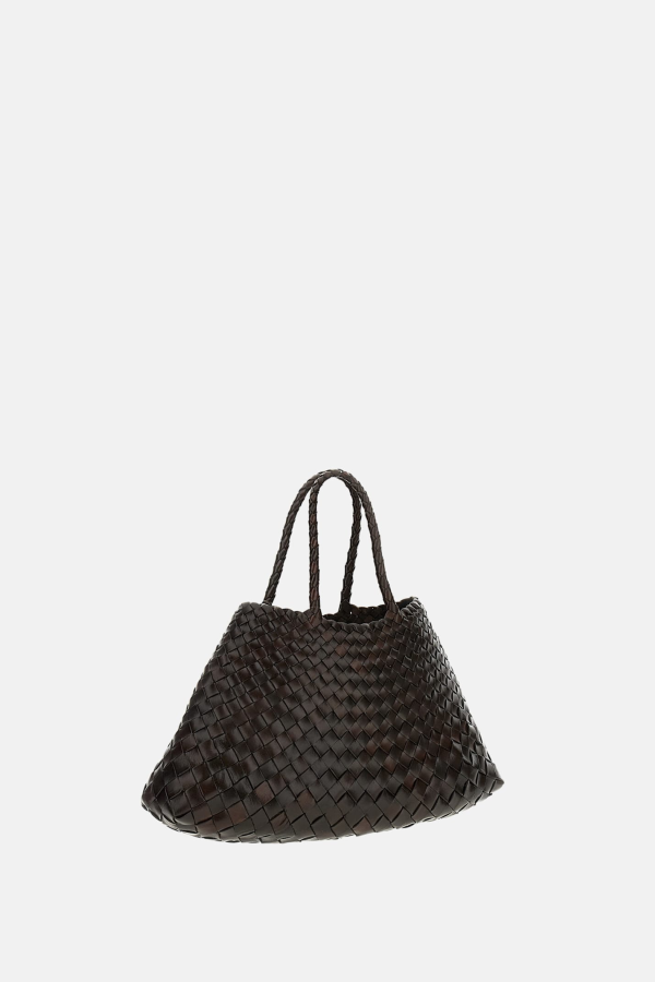 Dragon Diffusion Santa Croce Small Tote - Dark Brown