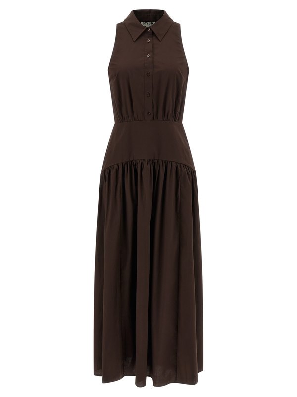 Staud Romy Dress - Brown