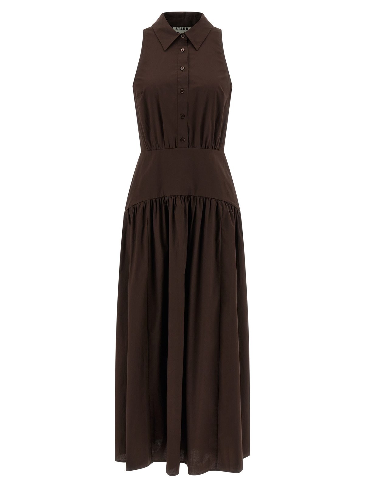 Staud Romy Dress - Brown - Image 1 of 4