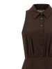 Staud Romy Dress - Brown - Thumbnail 3