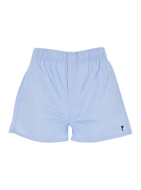 Ami Alexandre Mattiussi Ami De Coeur Boxer Shorts - Light Blue