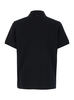 Ami Alexandre Mattiussi Polo Shirt with ADC Embroidery at the Front in Cotton - Black - Thumbnail 2