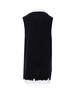 MM6 Maison Margiela Distressed Knit Vest Dress - Black - Thumbnail 2