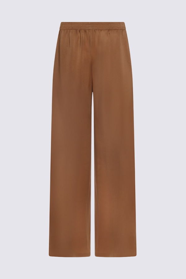Fabiana Filippi Brown Cotton Pants - White