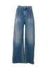 MM6 Maison Margiela Wide Leg Jeans - Blue - Thumbnail 1