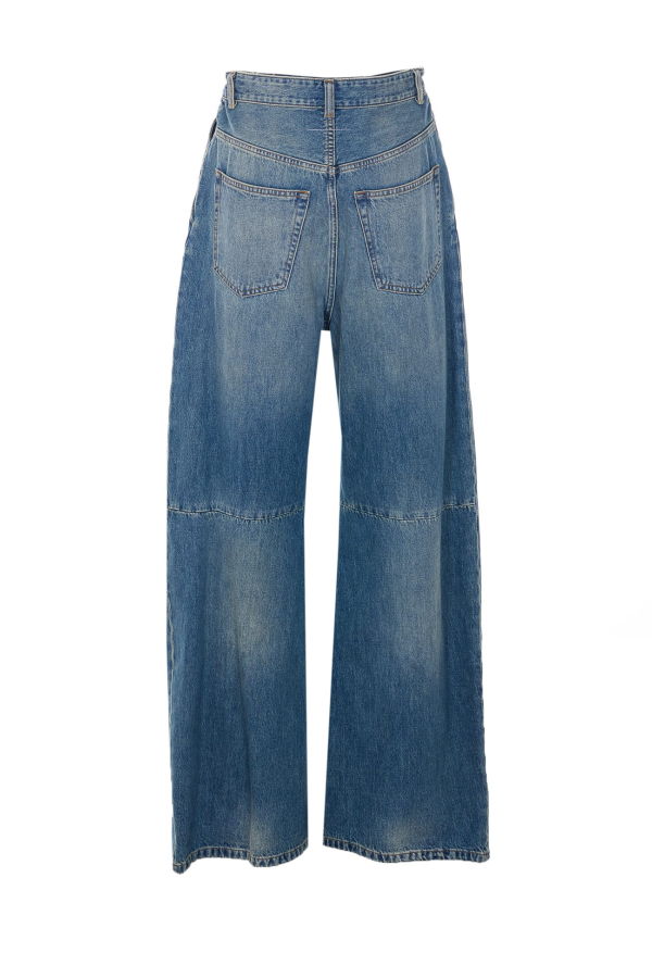 MM6 Maison Margiela Wide Leg Jeans - Blue