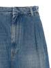 MM6 Maison Margiela Wide Leg Jeans - Blue - Thumbnail 4
