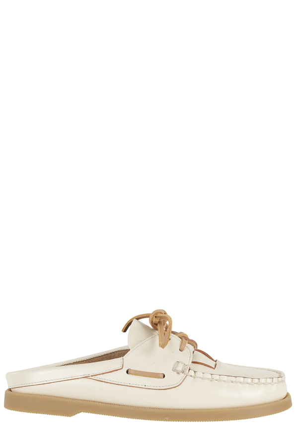 Hereu Saler Mul Nautic Flat Shoes - Custard