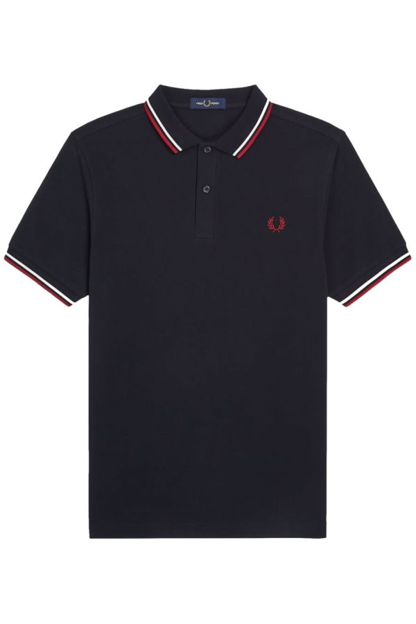 Fred Perry Polo With Logo Polo Shirt - Blue