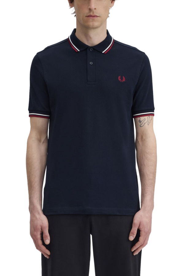 Fred Perry Polo With Logo Polo Shirt - Blue