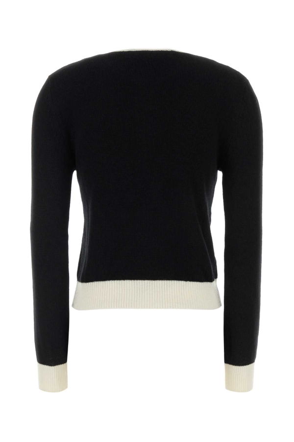 Marni Black Wool Blend Cardigan - Black