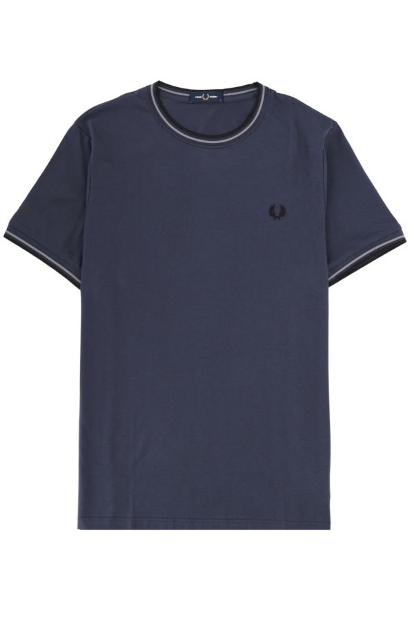 Fred Perry Logo T-Shirt - Charcoal