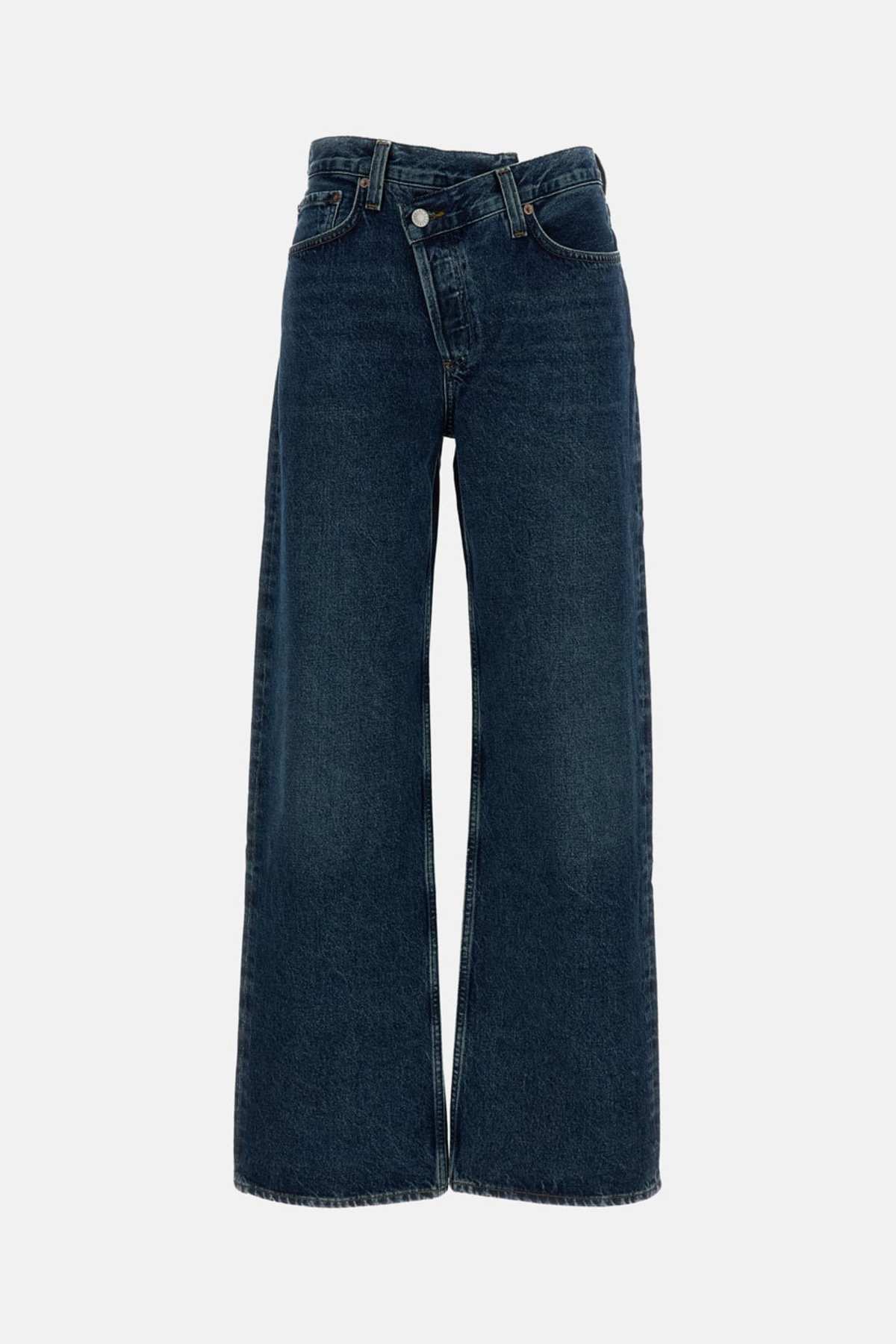 AGOLDE Arc Criss Cross Jeans - Blue - Image 1 of 3