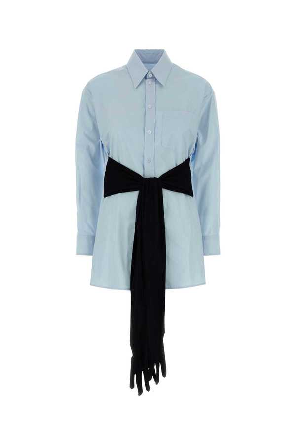MM6 Maison Margiela Poplin Shirt - Light Blue