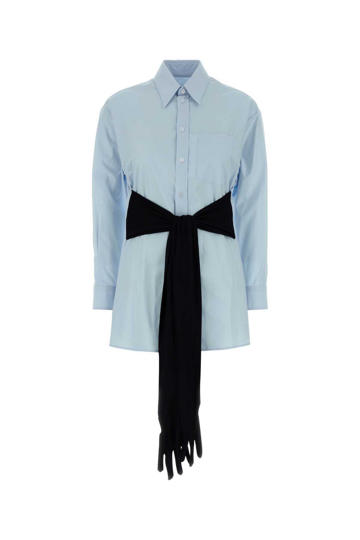 MM6 Maison Margiela Poplin Shirt - Light Blue - Image 1 of 2