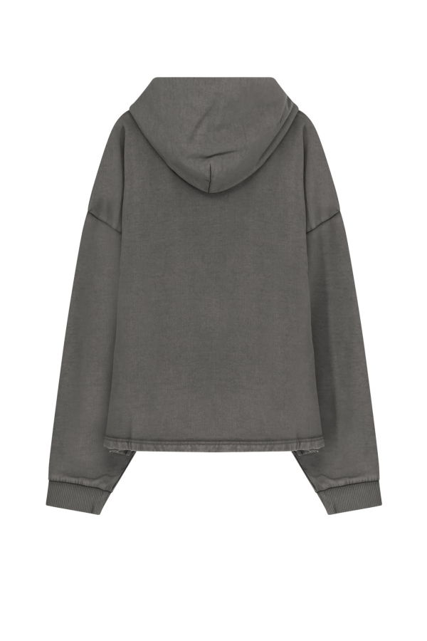 Represent Embellished Hoodie - Stained Black