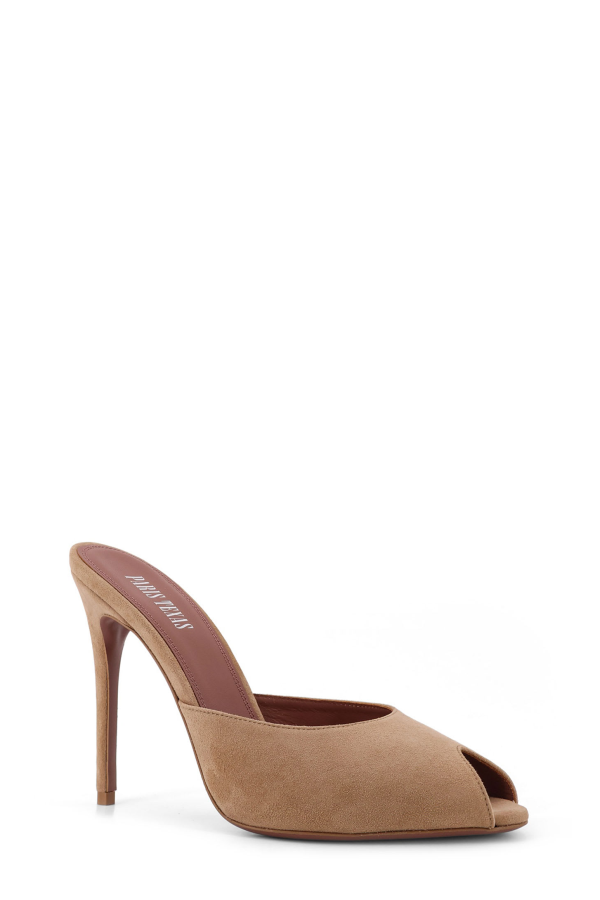 Paris Texas Vera Suede Sandals - Sand