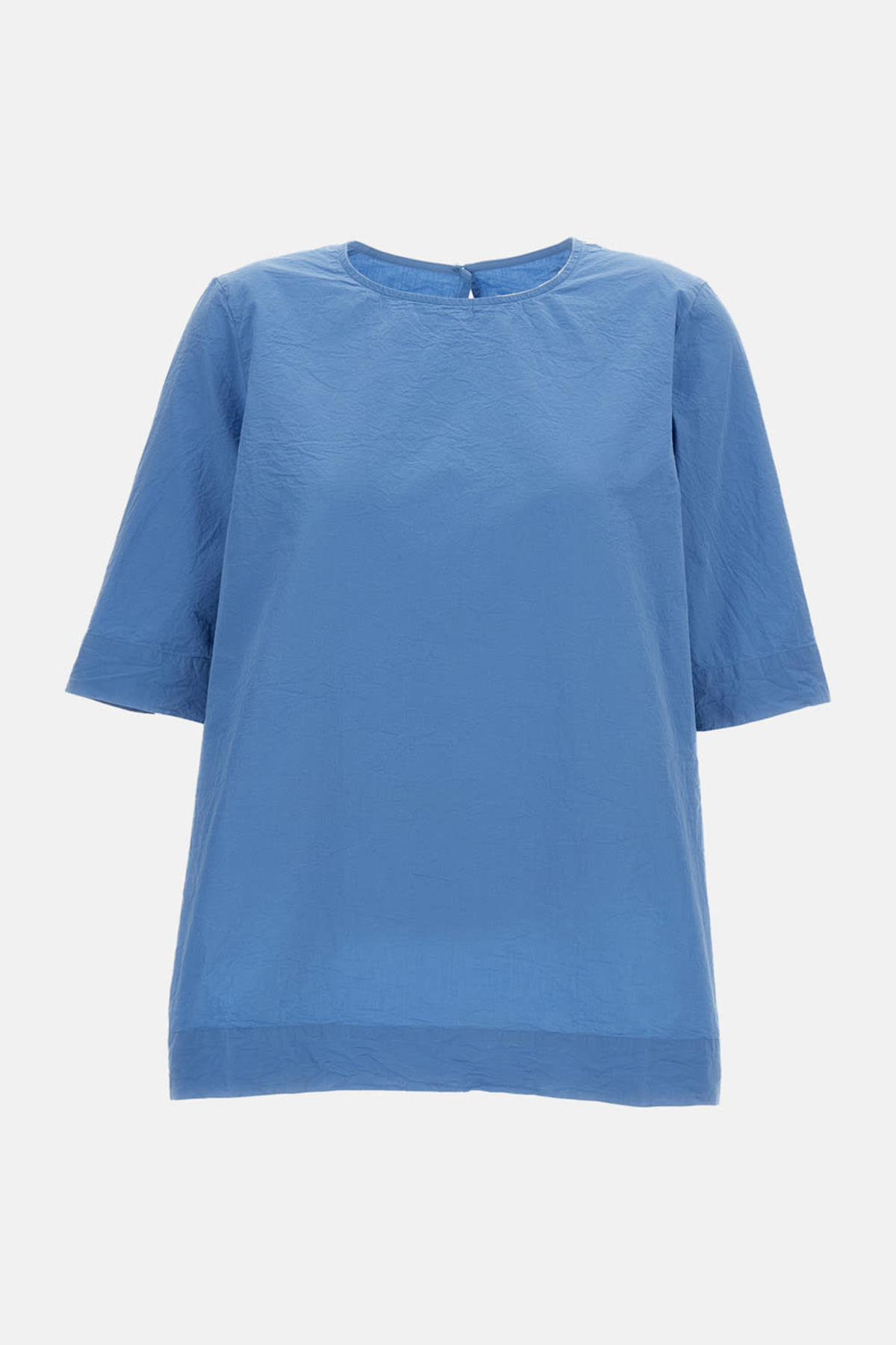 Casey Casey Simple Cotton Top - Clear Blue - Image 1 of 3