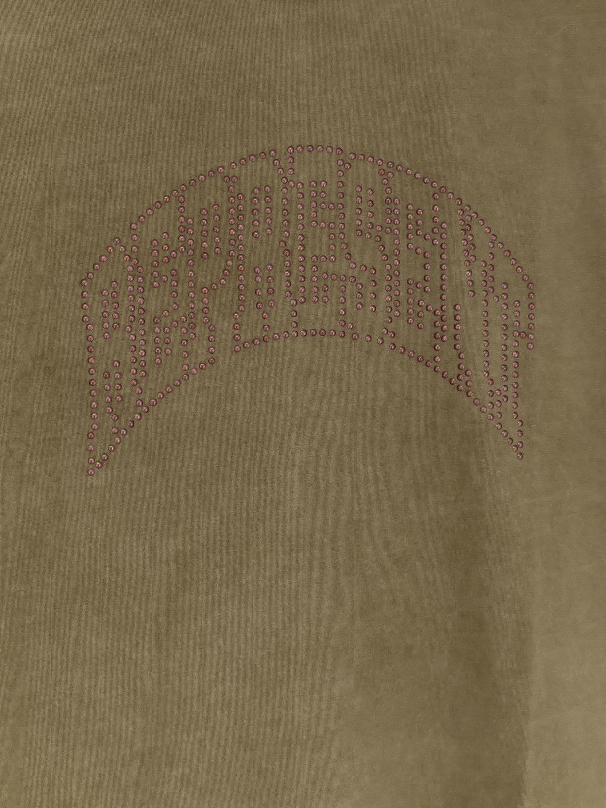 Represent Embellished Cotton T-Shirt - Vintage Khaki - Image 3 of 3