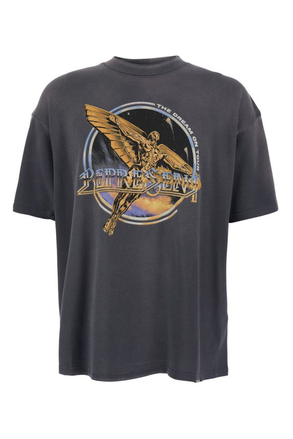 Represent Crew Neck Graphic Tee - Gray