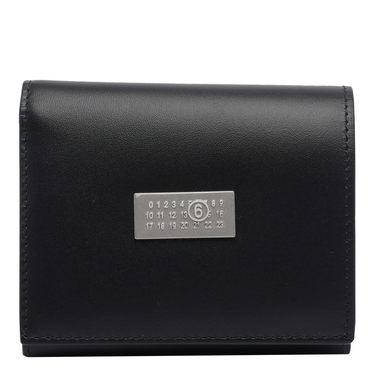 MM6 Maison Margiela Numeric Trifold Wallet - Black - Image 1 of 2