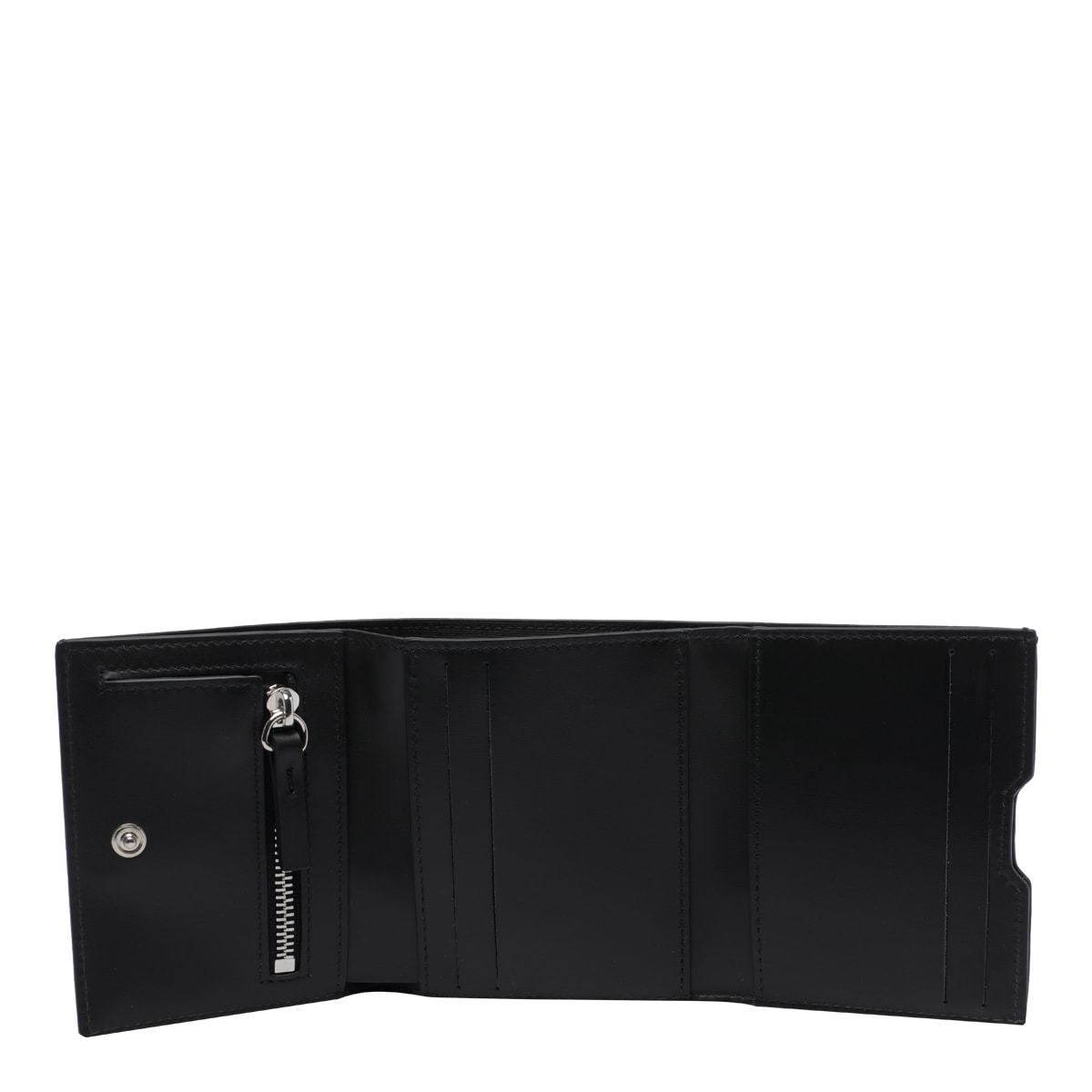 MM6 Maison Margiela Numeric Trifold Wallet - Black - Image 2 of 2