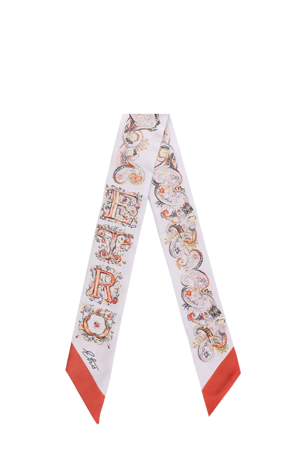 Etro Silk Bandeau With Paisley Print Scarf - Multicolour