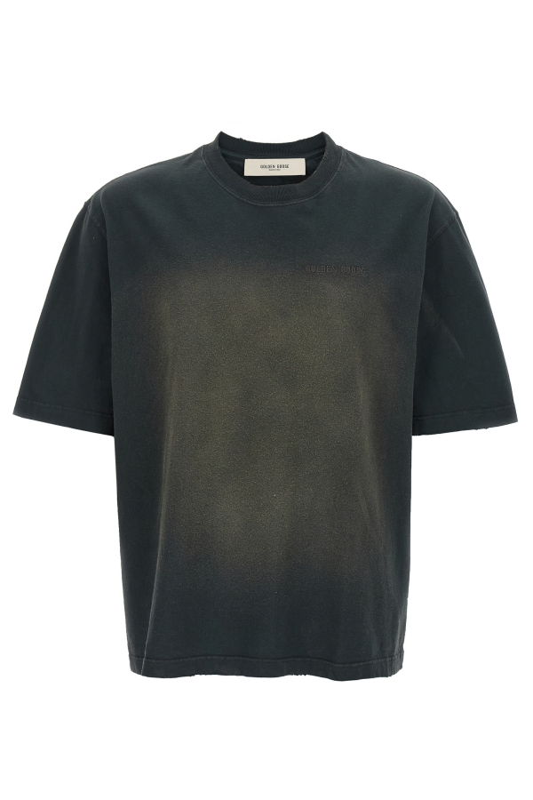 Golden Goose Used Dyed Cotton T-Shirt - Black