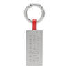 MM6 Maison Margiela Numeric Tag Keyring - Red - Thumbnail 1