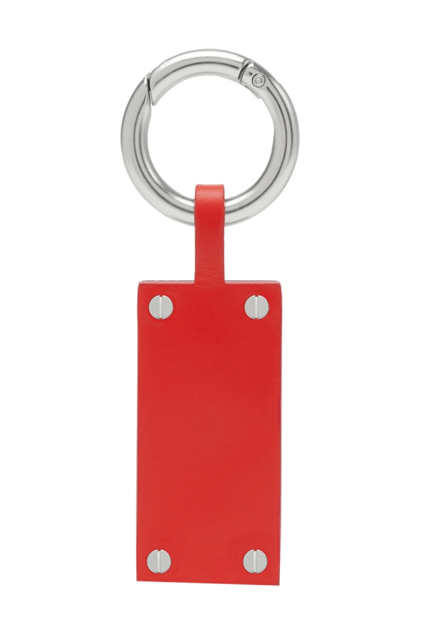 MM6 Maison Margiela Numeric Tag Keyring - Red