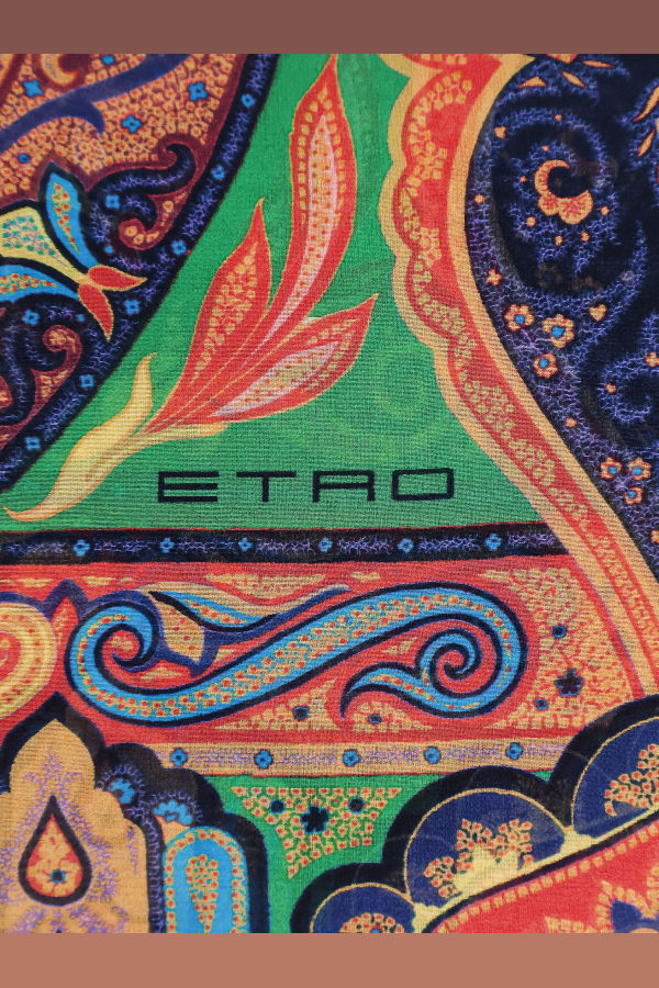 Etro Multicolor Silk Foulard Scarf - MultiColour