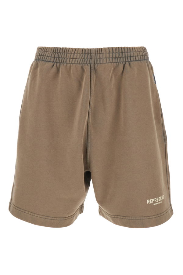 Represent Elasticated Waist Logo Shorts - Brown
