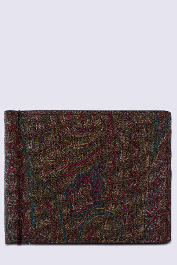 Etro Paisley Wallet - Arnica