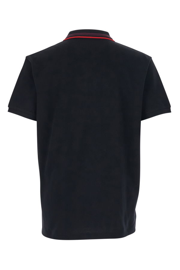Vivienne Westwood Polo Shirt With Logo Detail On The Front In Cotton Top - Black