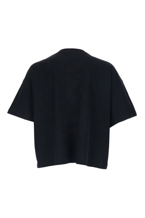 Vivienne Westwood Crewneck T-Shirt With Maxi Print and Orb Embroidery - Black