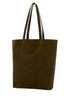 A.P.C. Maiko Suede Shopping Bag - Kakifonce - Thumbnail 2