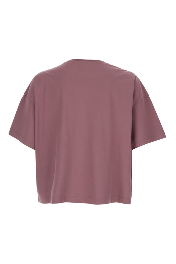 Vivienne Westwood Pink Crew Neck T-shirt With Logo Detail On The Front T-Shirt - Pink