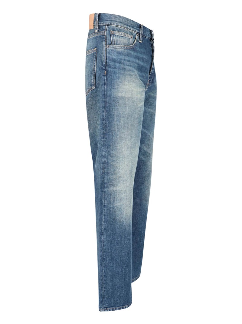Sunflower Twist Loose Jeans - Blue